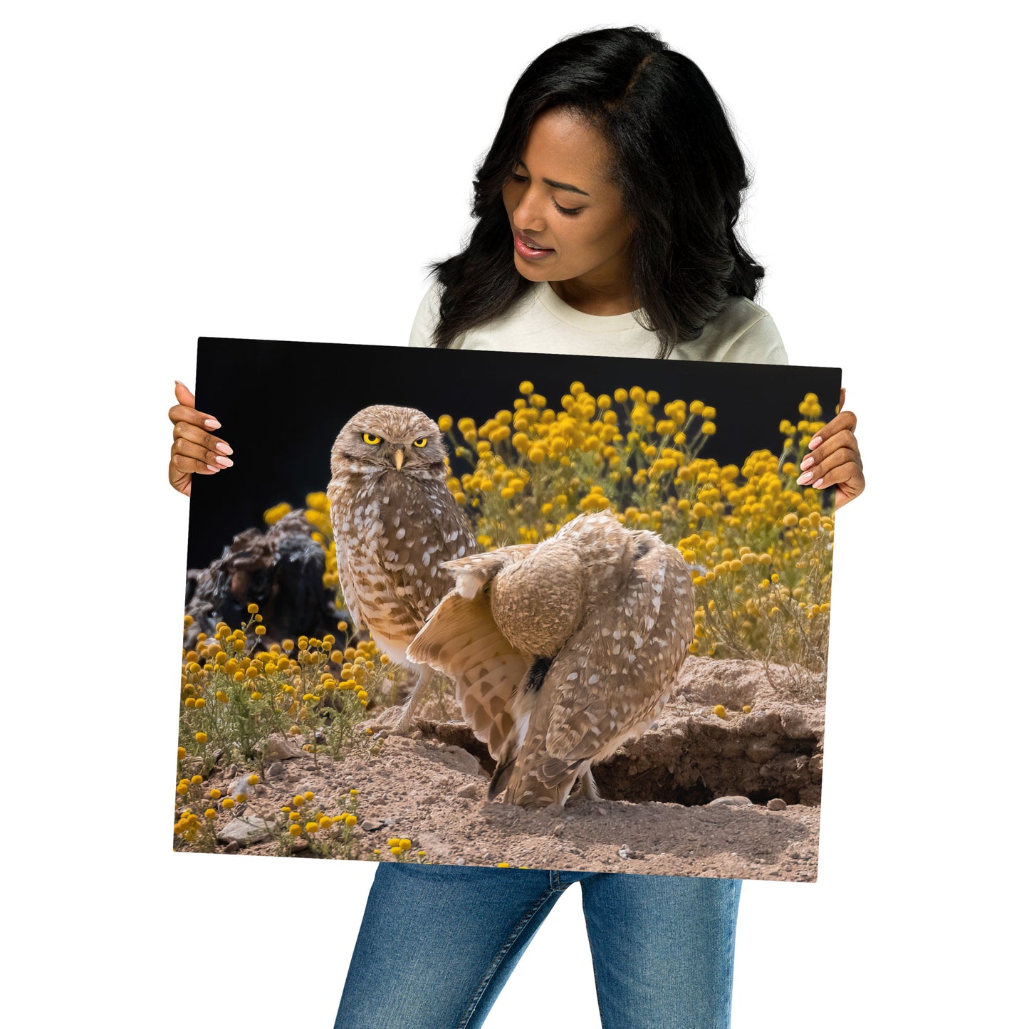 Burrowing Owl Metal Print