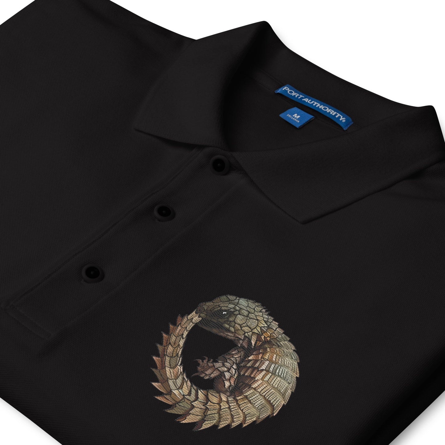 Armadillo Lizard Men's Premium Polo