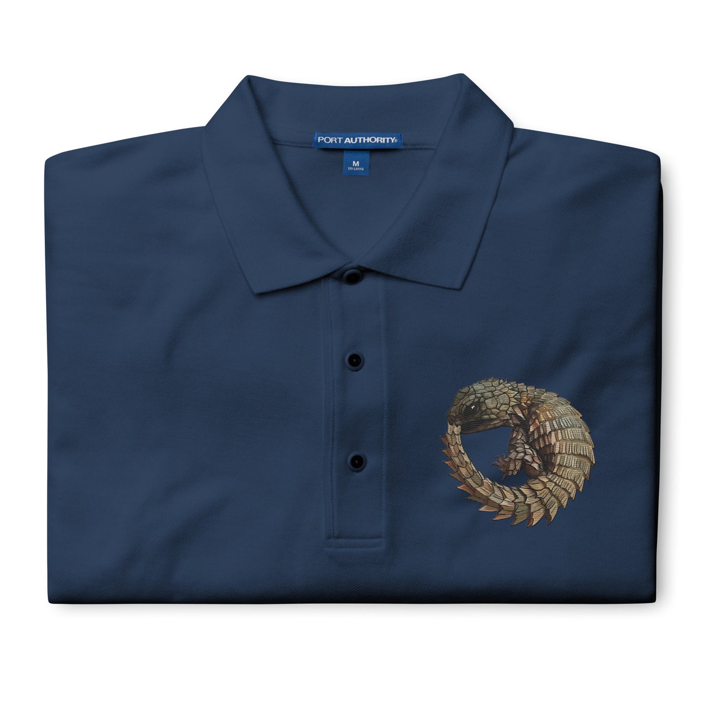 Armadillo Lizard Men's Premium Polo