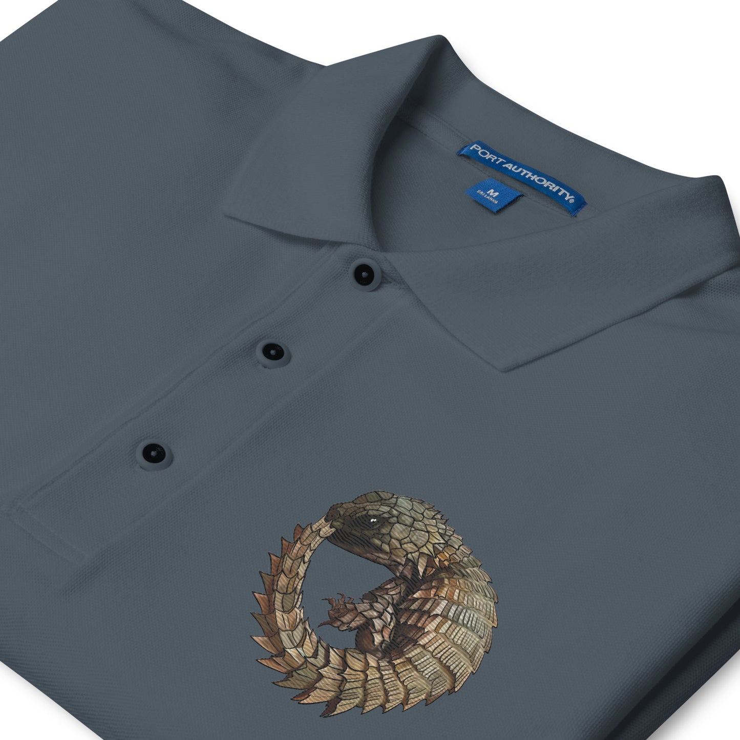 Armadillo Lizard Men's Premium Polo